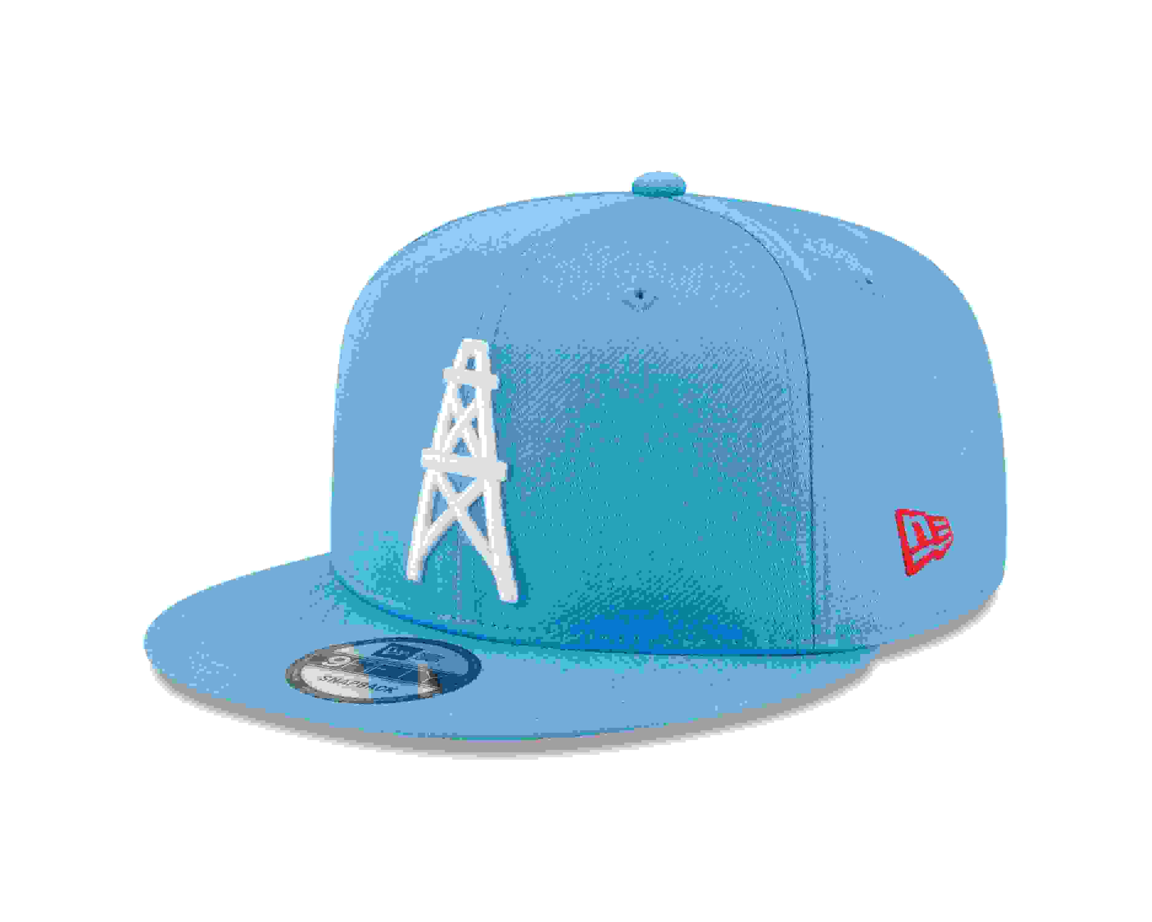 New Era Houston Oilers 9FIFTY Light Blue Snapback Hat
